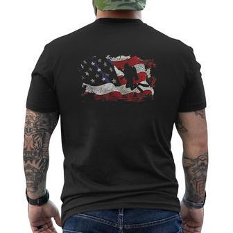 Scuba Diving Usa Flag For Scuba Divers Mens Back Print T-shirt - Thegiftio UK