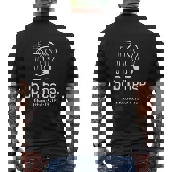 Be These Salt And Light Christian Matthew Mens Back Print T-shirt - Thegiftio UK