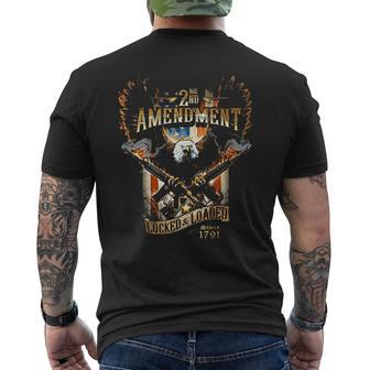 Second Amendment 2Nd Amendment Eagle Mens Back Print T-shirt - Thegiftio UK