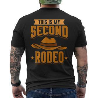 This Is My Second Rodeo I Cowboy Men's T-shirt Back Print - Monsterry DE