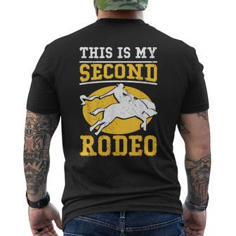 This Is My Second Rodeo I Cowboy Men's T-shirt Back Print - Seseable