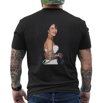 Selenas Vintage Distressed Mens Back Print T-shirt - Seseable
