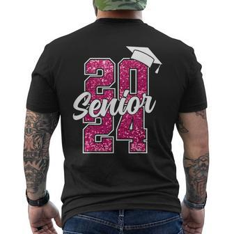 Senior 2024 Girls Class Of 2024 Graduate College High School Men's T-shirt Back Print | Mazezy DE