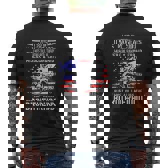 I Served In Us Navy Seabees T-Shirt-Cool Veteran Shirt Mens Back Print T-shirt - Thegiftio UK