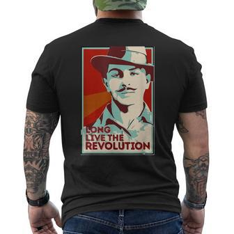 Shaheed Bhagat Singh Revolution Men's T-shirt Back Print - Monsterry AU