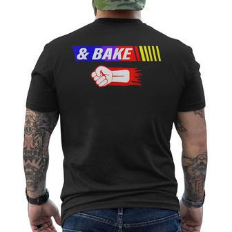 Shake And Bake Family Lover Dad Daughter Son Matching Men's T-shirt Back Print - Seseable
