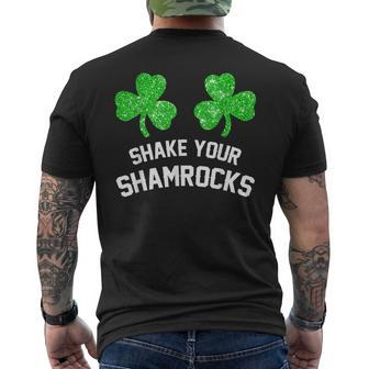Shake Your Shamrocks St Patrick's Day Women's Men's T-shirt Back Print - Seseable