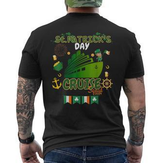 Shamrock Cruise Ship Ireland Flag St Patrick's Day Men's T-shirt Back Print - Thegiftio
