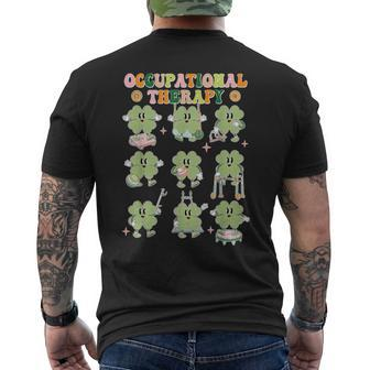 Shamrock Occupational Therapy St Patrick's Day Ot Ota Cota Men's T-shirt Back Print | Mazezy UK