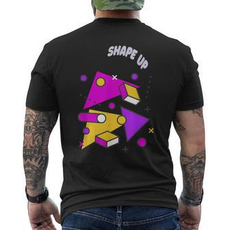 Shaping Life Geometrisches Muster Wissenschaft Liebhaber Motivation Chic T-Shirt mit Rückendruck - Seseable