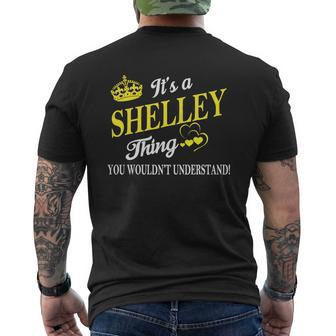 Shelley Shirts It's A Shelley Thing You Wouldn't Understand Name Shirts Mens Back Print T-shirt - Thegiftio UK