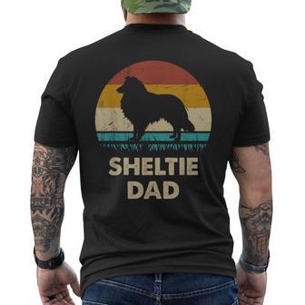 Sheltie Dad For Sheltie Dogintage T-Shirt mit Rückendruck - Geschenkecke