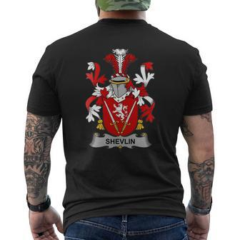 Shevlin Family Crest Irish Family Crests Ii Mens Back Print T-shirt - Seseable