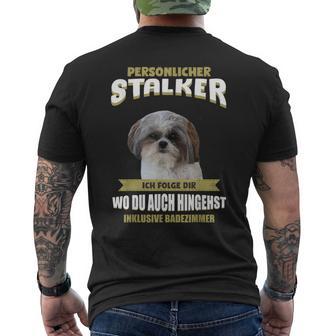 Shih Tzu Shih Tzu Dog T-Shirt mit Rückendruck - Seseable