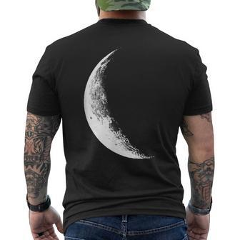 Shiny Moon Half Moon Men's T-shirt Back Print - Monsterry
