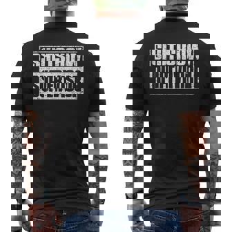 Shitshow Supervisor _ Supervisor Of The Shitshow Mens Back Print T-shirt - Thegiftio
