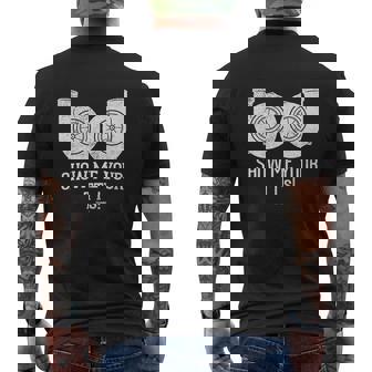 Show Me Your Tt's Street Racing Twin Turbo Mens Back Print T-shirt - Thegiftio