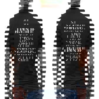Si Dominique T'énerve Saches Que Dominique T-shirt imprimé au dos - Cadeauxyz