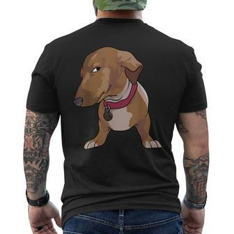 Side Eye Dog Meme Dog Giving Side Eye Men's T-shirt Back Print - Thegiftio UK