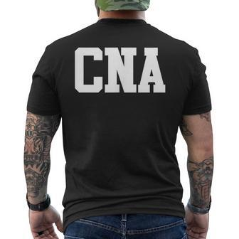 Simple Athlete Cna Certified Nursing Assistant Men's T-shirt Back Print - Monsterry CA