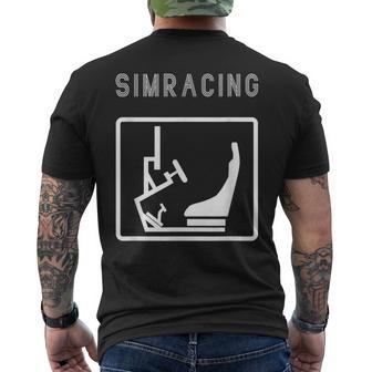 Simracing Juegos De Plataformas De Carreras Camiseta Hombre Estampado Espalda - Regaloses