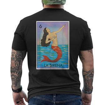 Sirène Mexicaine Carte De Jeu Sirène T-shirt imprimé au dos - Cadeauxyz