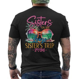 Sisters On The Loose Sisters Trip 2024 Summer Vacation Men's T-shirt Back Print - Thegiftio UK