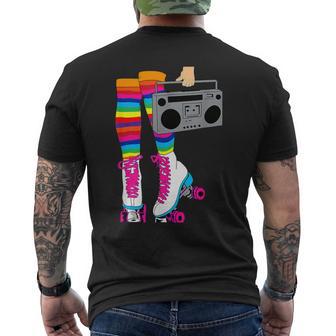 Skaten 80Er Roller Disco Rollschuhe Mädchen T-Shirt mit Rückendruck - Seseable