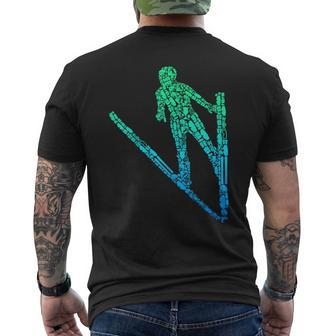 Ski-Jumping S T-Shirt mit Rückendruck - Seseable