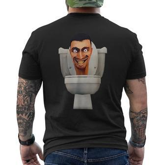 Skibidi Toilet Speakerman Cameraman Tvman Men's T-shirt Back Print | Mazezy