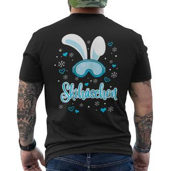 Skihäschen Apres Ski Outfit Bunny Costume Ski Hat T-Shirt mit Rückendruck - Seseable