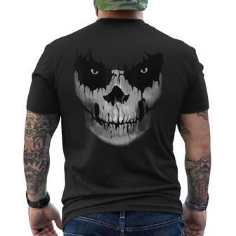 Skull Dark Scary Skulls T-Shirt mit Rückendruck - Seseable