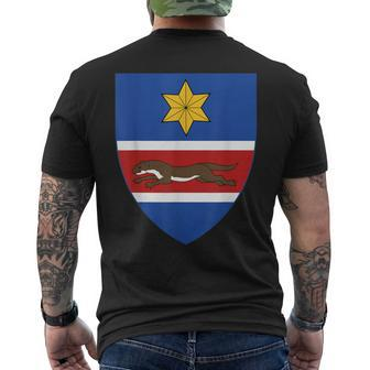 Slavonia Emblem Historical Croatia Region East Croatia T-Shirt mit Rückendruck - Seseable