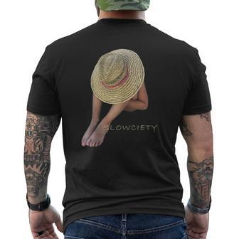 Slowciety Great For Dad And Grads Mens Back Print T-shirt | Mazezy