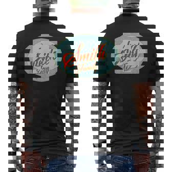 Smith Family Reunion Surname Last Name Men's T-shirt Back Print - Seseable