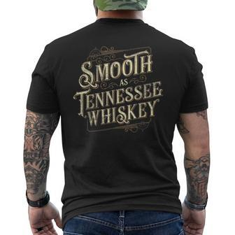 Smooth As Tennessee Whiskey Country Mens Back Print T-shirt - Thegiftio UK