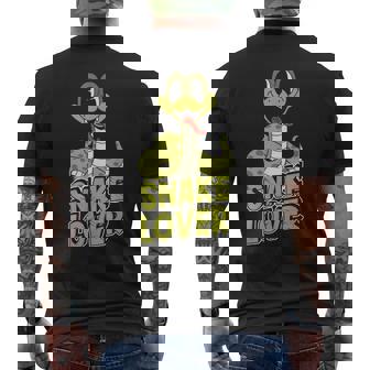 Snake Lover Animal Sayings Snakes Men's T-shirt Back Print - Thegiftio UK