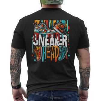 Sneaker Head Awesome s Men's T-shirt Back Print - Monsterry AU