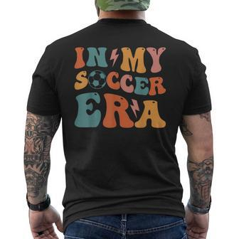 In My Soccer Era Soccer Coach Men's T-shirt Back Print - Seseable