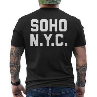 Soho Nyc New York City Men's T-shirt Back Print - Monsterry AU