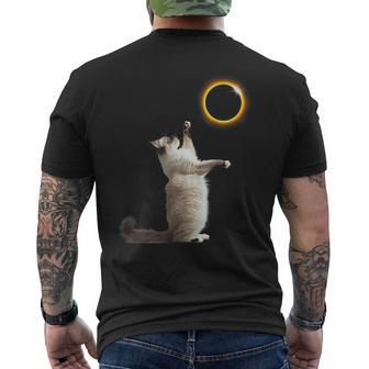 Solar Eclipse 2024 Ragdoll Cat America Totality Men's T-shirt Back Print - Thegiftio UK