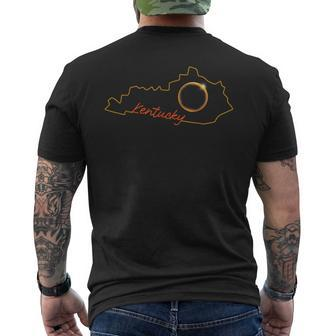 Solar Eclipse 2024 State Kentucky Total Solar Eclipse Men's T-shirt Back Print - Monsterry AU