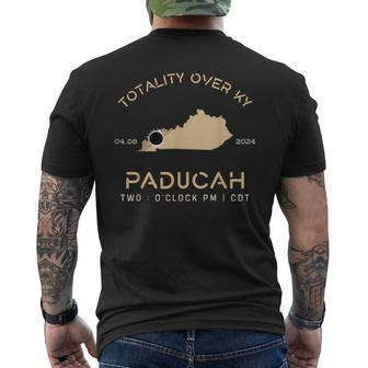 Solar Eclipse 2024 Usa Totality Paducah Kentucky 40824 Men's T-shirt Back Print - Monsterry CA