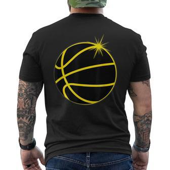 Solar Eclipse Basketball 2024 Total Solar Eclipse Men's T-shirt Back Print | Mazezy