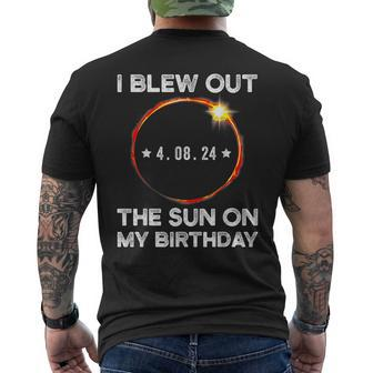 Solar Eclipse Birthday I Blew Out The Sun On My Birthday Men's T-shirt Back Print | Mazezy
