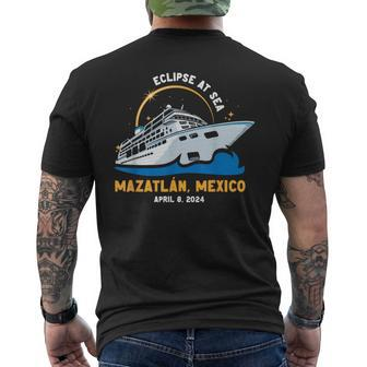 Solar Eclipse At Sea Cruise 2024 Mazatlan Mexico Matching Men's T-shirt Back Print | Mazezy
