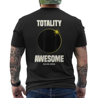 Solar Eclipse Totality Awesome Total Solar Eclipse Men's T-shirt Back Print | Mazezy DE