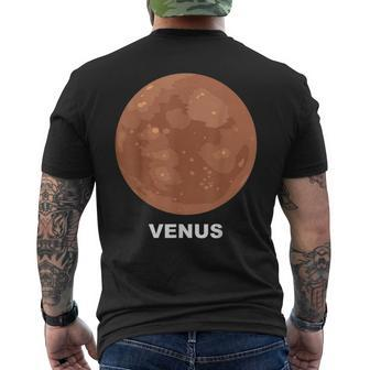 Solar System Group Costumes Giant Planet Venus Costume Men's T-shirt Back Print - Monsterry AU