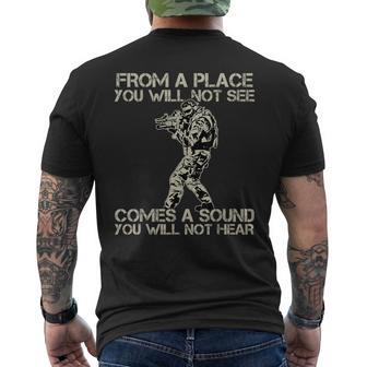 Soldiers Sniper Military Combat Men's Men's T-shirt Back Print - Monsterry DE