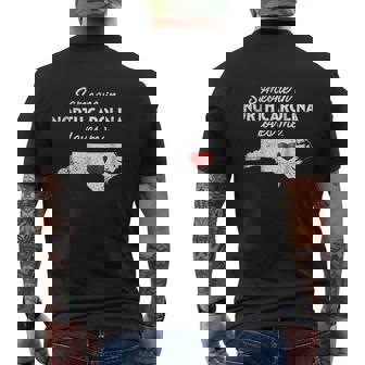 Someone In North Carolina Loves Me North Carolina Mens Back Print T-shirt - Thegiftio